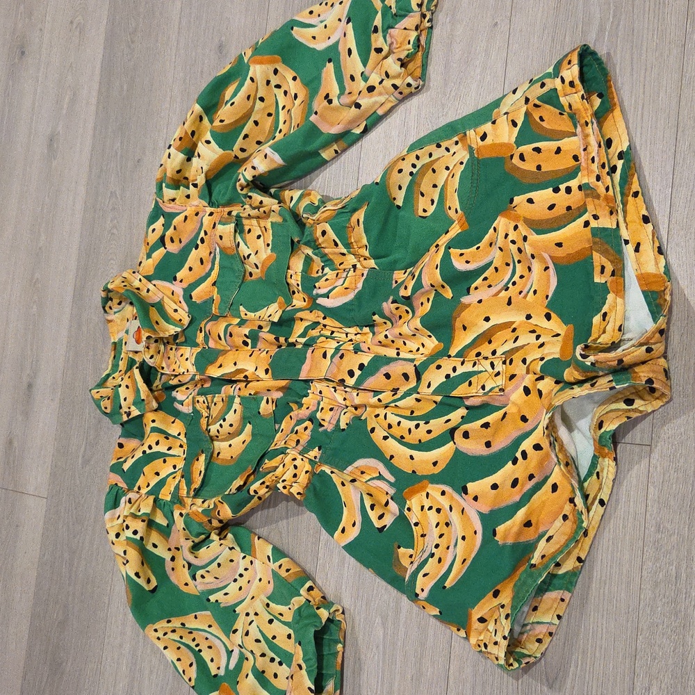 Farm Rio Green Banana Peel Romper - Picture 4 of 4